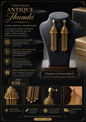 Antique Gold Long Tassel Jhumki Earrings for Women | Traditional Ethnic Earrings