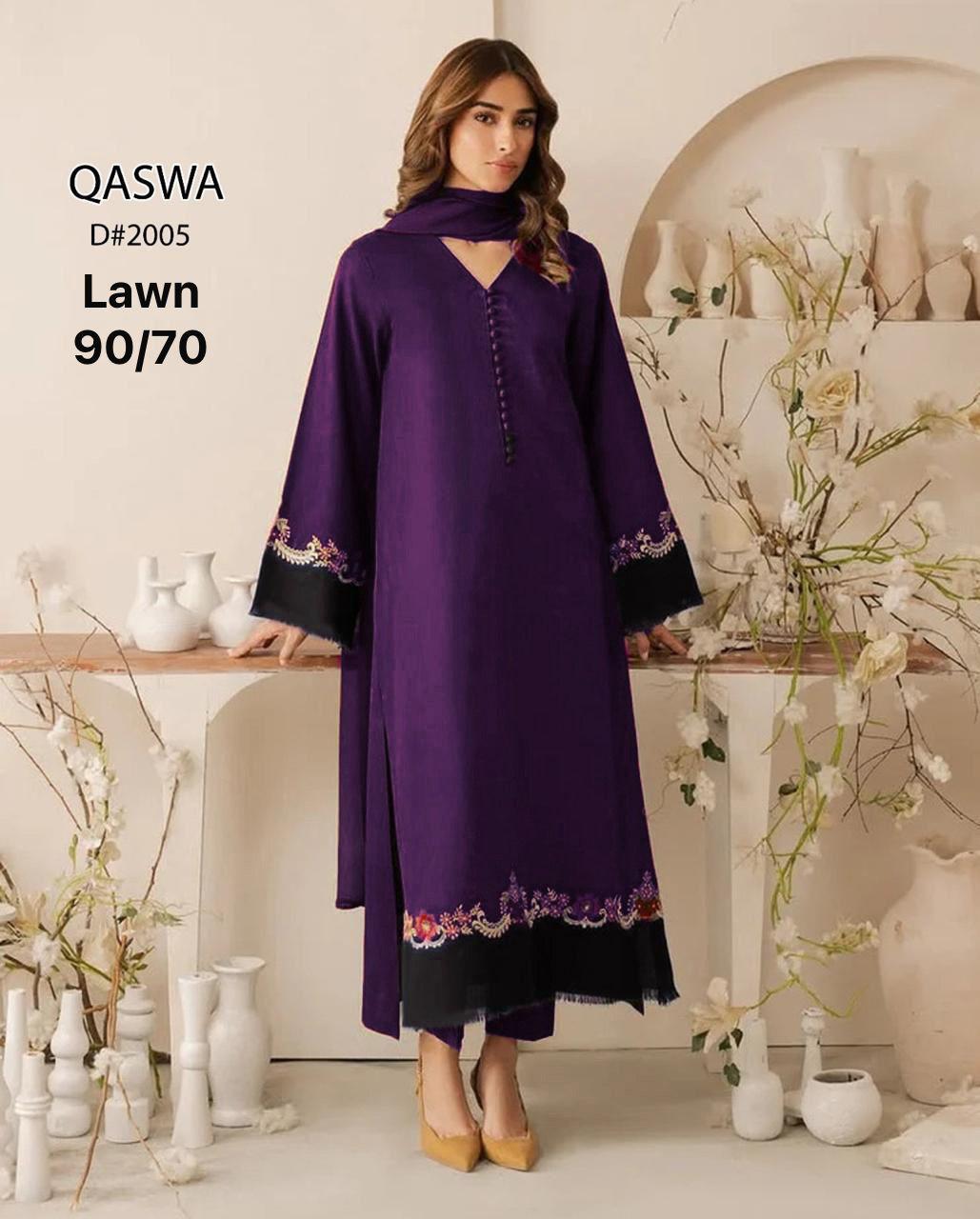 ANEELAS Premium Lawn 3-Piece Unstitched Suit – Summer 2026 Collection