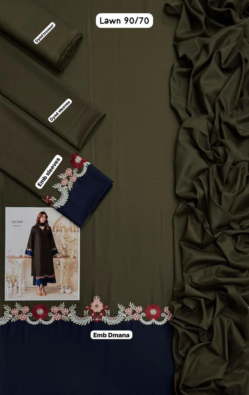 ANEELAS Premium Lawn 3-Piece Unstitched Suit – Summer 2026 Collection