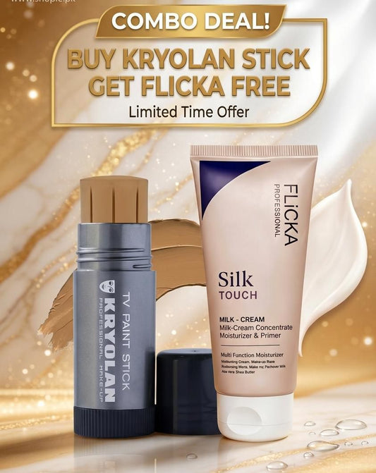 Krylon TV stick + Flicka Silk Touch Milk Cream