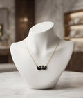 Midnight Swan Crystal Pendant Necklace – Gold Plated Luxury Chain+ Free delivery